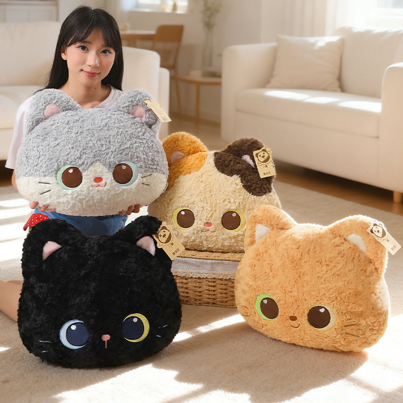 Gaming Chair Lumbar Pillow - Cuscino a Forma di Gatto, Adorabile