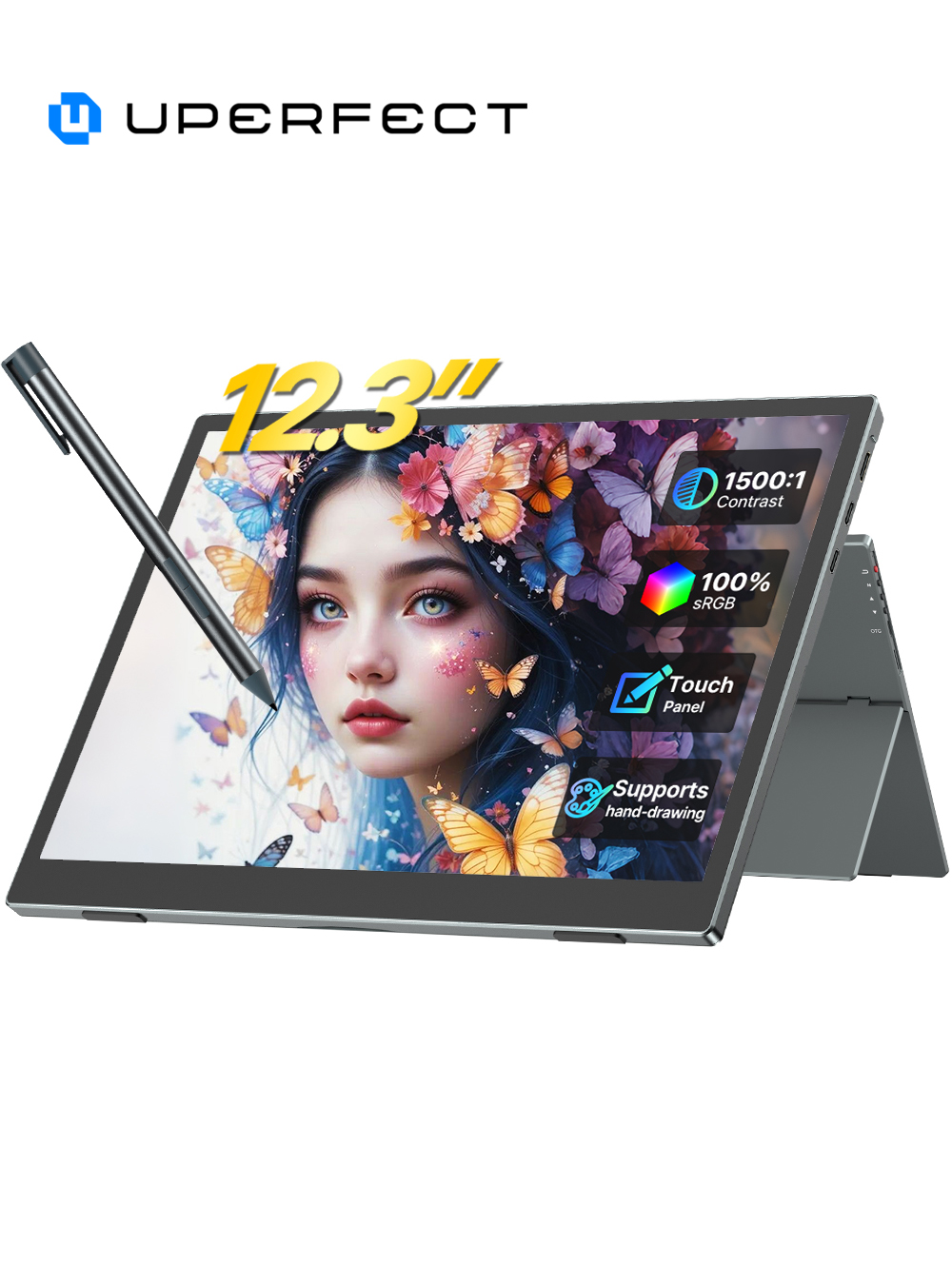 Pc Gaming Y60 - Monitor portatile UPERFECT Touch da 12,3