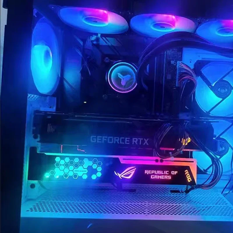 Pc Gaming Msi - 4090 Supporto VGA 5V ARGB AURA