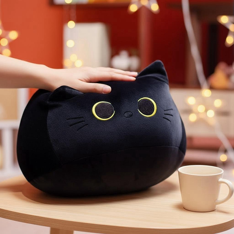 Cuscino Decorativo Gatto Nero, - Gaming Chair Lumbar Pillow recensione e prezzo