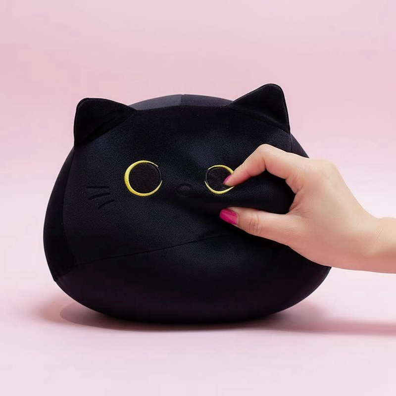 Cuscino Decorativo Gatto Nero, - Gaming Chair Lumbar Pillow recensione e prezzo