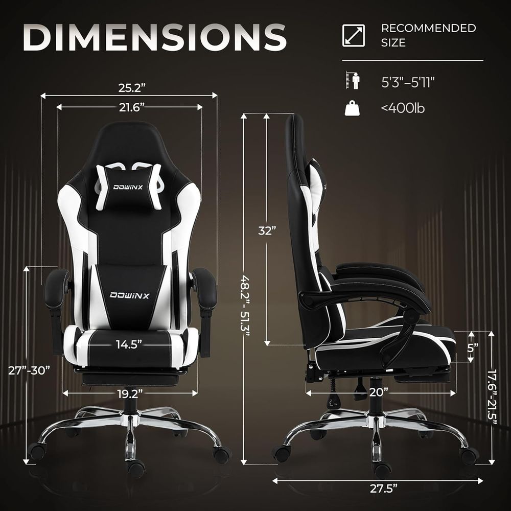 Sedia da gaming ergonomica con - Gaming Chair Lumbar Pillow recensione e prezzo